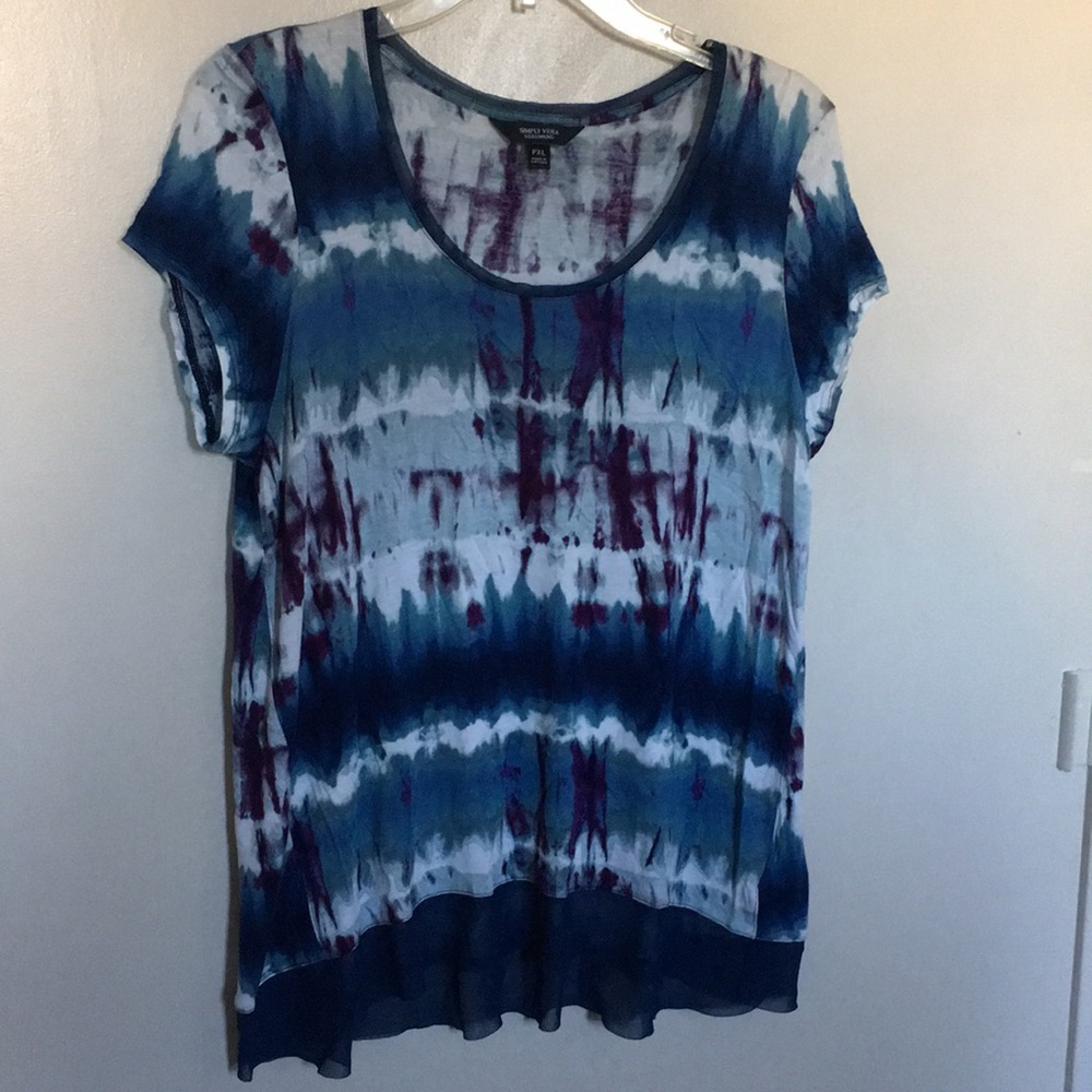 Vera Wang feminine t-shirt - petite XL